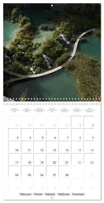 colourful Croatia (CALVENDO Monthly Calendar 2025)