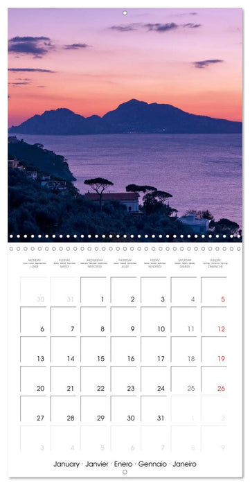 Around Naples (CALVENDO Monthly Calendar 2025)