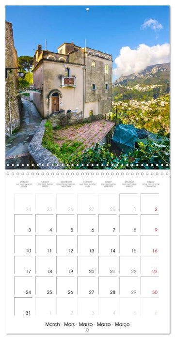 Around Naples (CALVENDO Monthly Calendar 2025)