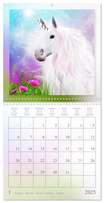 Dreamy Unicorns (CALVENDO Monthly Calendar 2025)