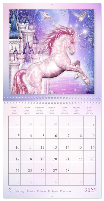 Dreamy Unicorns (CALVENDO Monthly Calendar 2025)