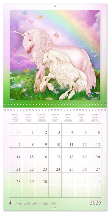 Dreamy Unicorns (CALVENDO Monthly Calendar 2025)