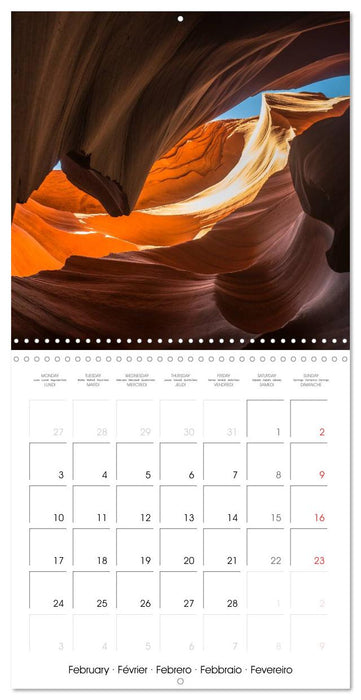 Beautiful Antelope Canyon (CALVENDO Monthly Calendar 2025)