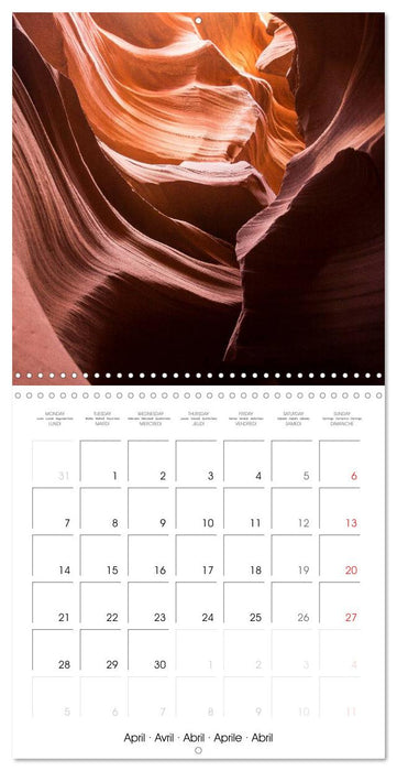 Beautiful Antelope Canyon (CALVENDO Monthly Calendar 2025)