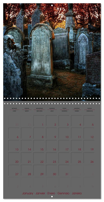 Gothic - Awaiting Darkness (CALVENDO Monthly Calendar 2025)