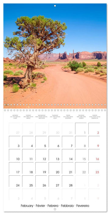 Monument Valley – Gorgeous Scenic Views (CALVENDO Monthly Calendar 2025)