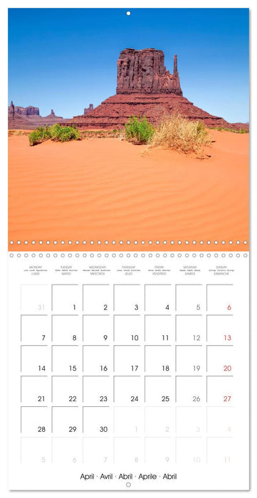 Monument Valley – Gorgeous Scenic Views (CALVENDO Monthly Calendar 2025)