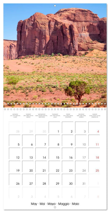 Monument Valley – Gorgeous Scenic Views (CALVENDO Monthly Calendar 2025)