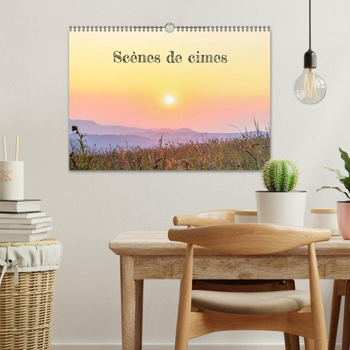 Scènes de cimes (CALVENDO Calendrier mensuel 2025)