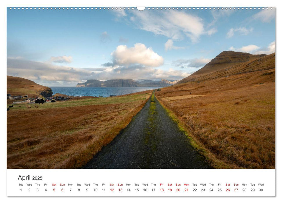 Autumn light at Faroe island (CALVENDO Monthly Calendar 2025)