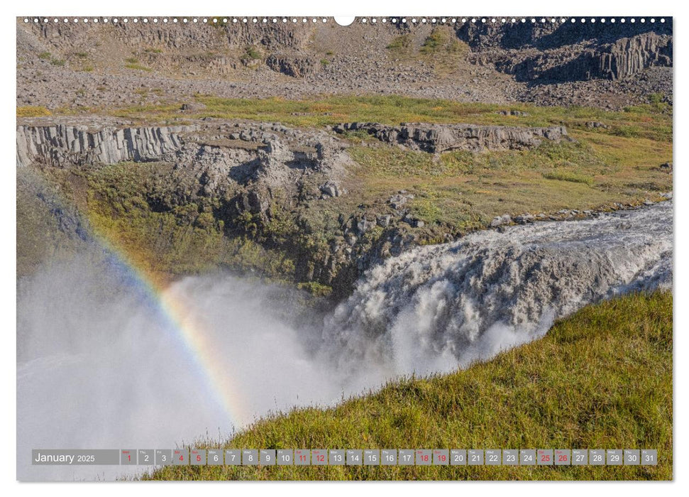 ICELAND pristine landscapes (CALVENDO Monthly Calendar 2025)