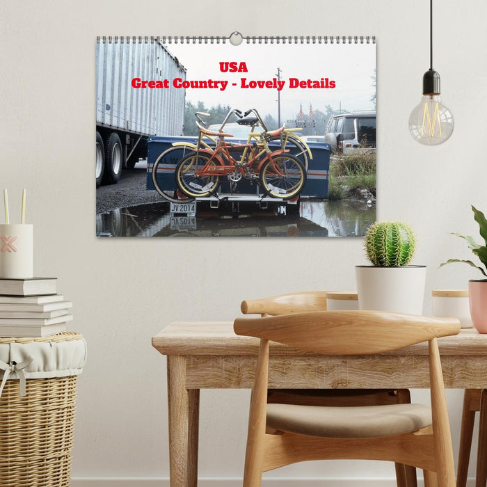 USA Great Country - Lovely Details (CALVENDO Monthly Calendar 2025)