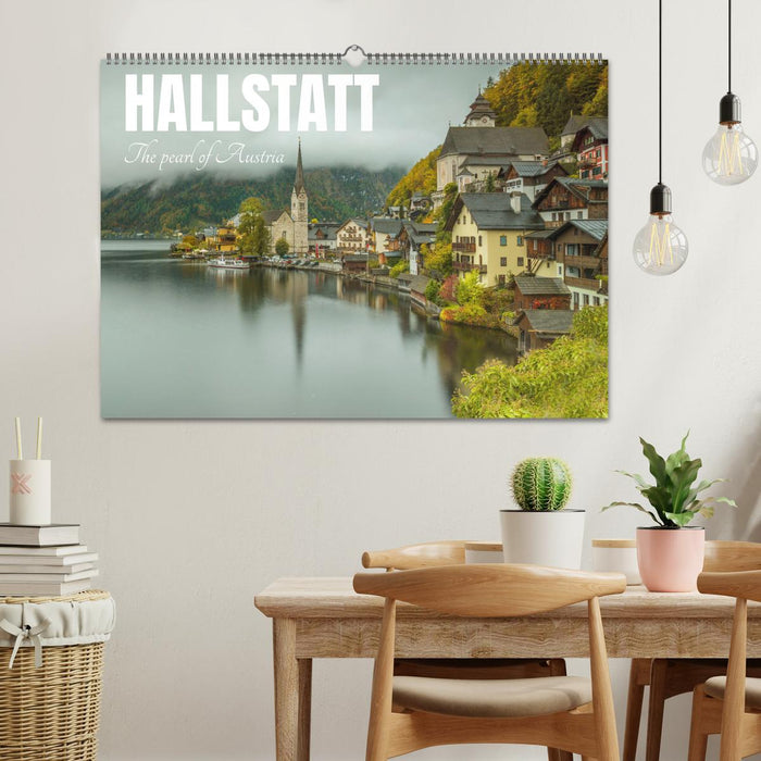 Hallstatt The pearl of Austria (CALVENDO Monthly Calendar 2025)