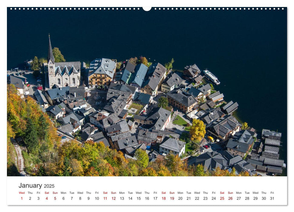 Hallstatt The pearl of Austria (CALVENDO Monthly Calendar 2025)