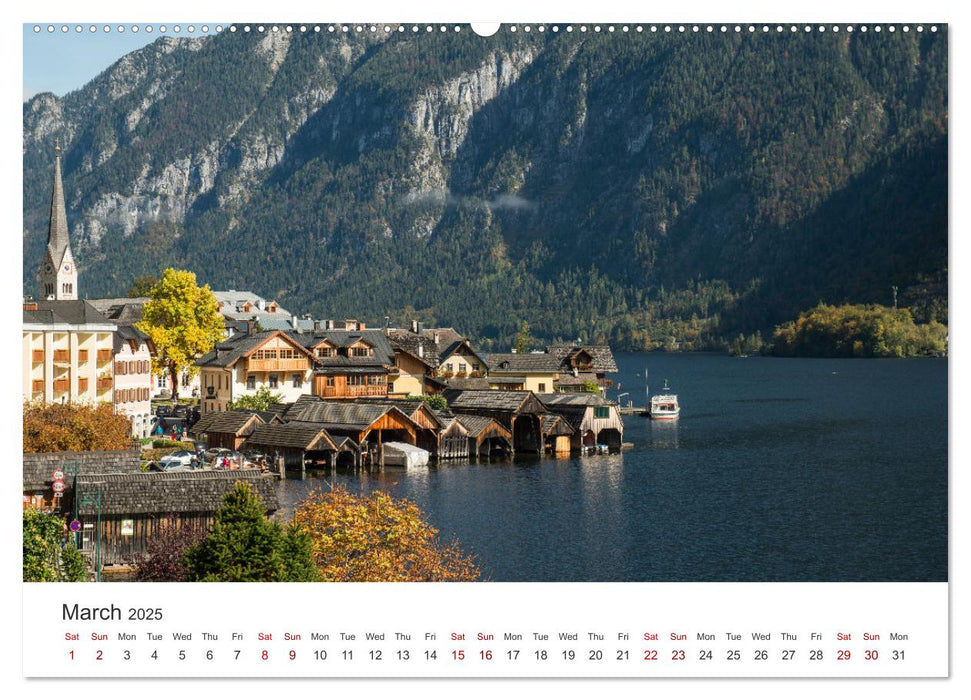 Hallstatt The pearl of Austria (CALVENDO Monthly Calendar 2025)