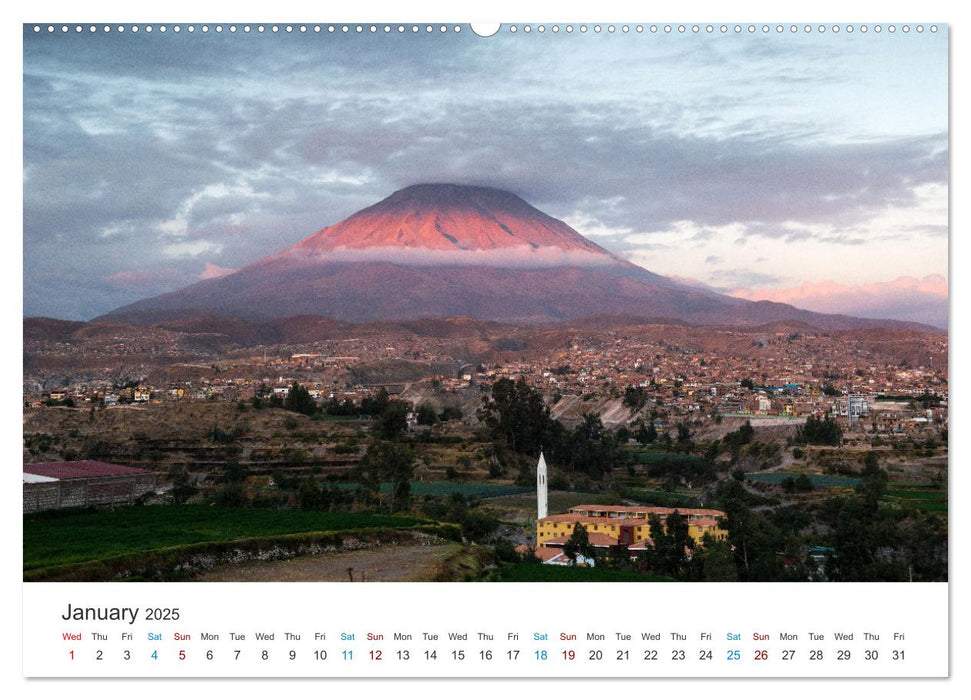 Mysterious Peru (CALVENDO Monthly Calendar 2025)