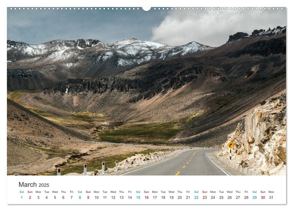 Mysterious Peru (CALVENDO Monthly Calendar 2025)