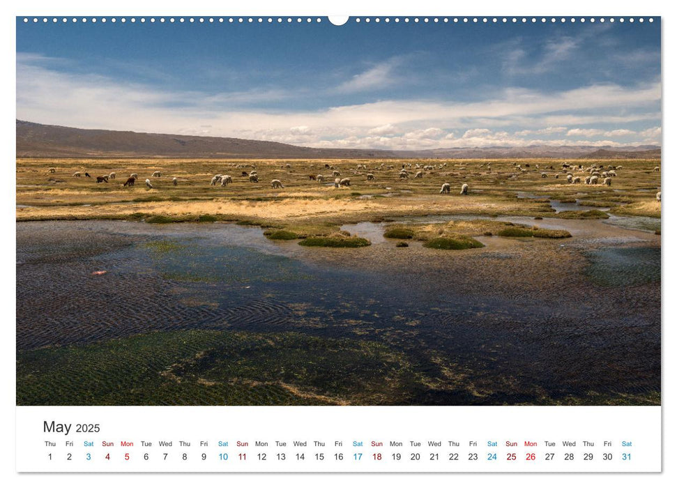 Mysterious Peru (CALVENDO Monthly Calendar 2025)