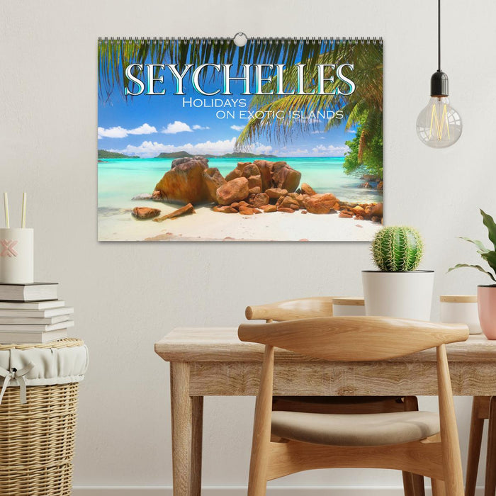 Seychelles, Holidays on Exotic Islands (CALVENDO Monthly Calendar 2025)