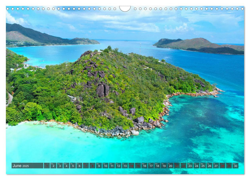 Seychelles, Holidays on Exotic Islands (CALVENDO Monthly Calendar 2025)