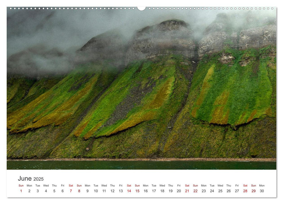 Summer at Svalbard (CALVENDO Monthly Calendar 2025)