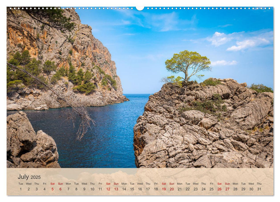 Mallorca - Pearl of the Mediterranean Sea (CALVENDO Premium-Calendar 2025)