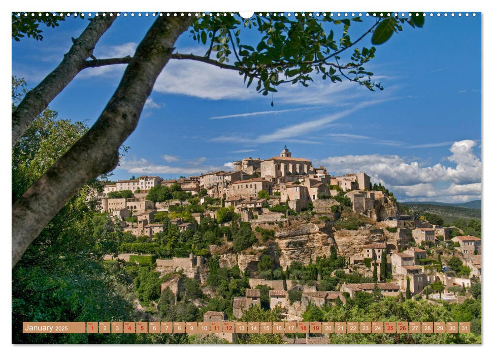 Discover the Beauty of Provence (CALVENDO Monthly Calendar 2025)