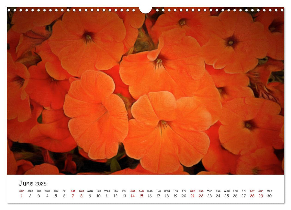 Vivacious Florals (CALVENDO Monthly Calendar 2025)