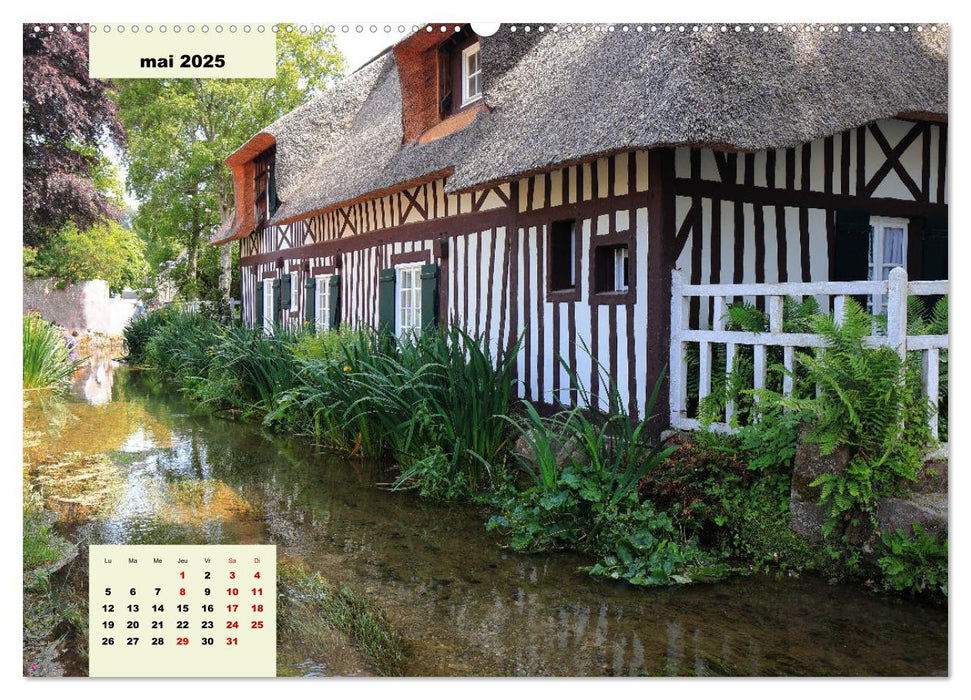 Un petit goût de Normandie (CALVENDO Calendrier mensuel 2025)