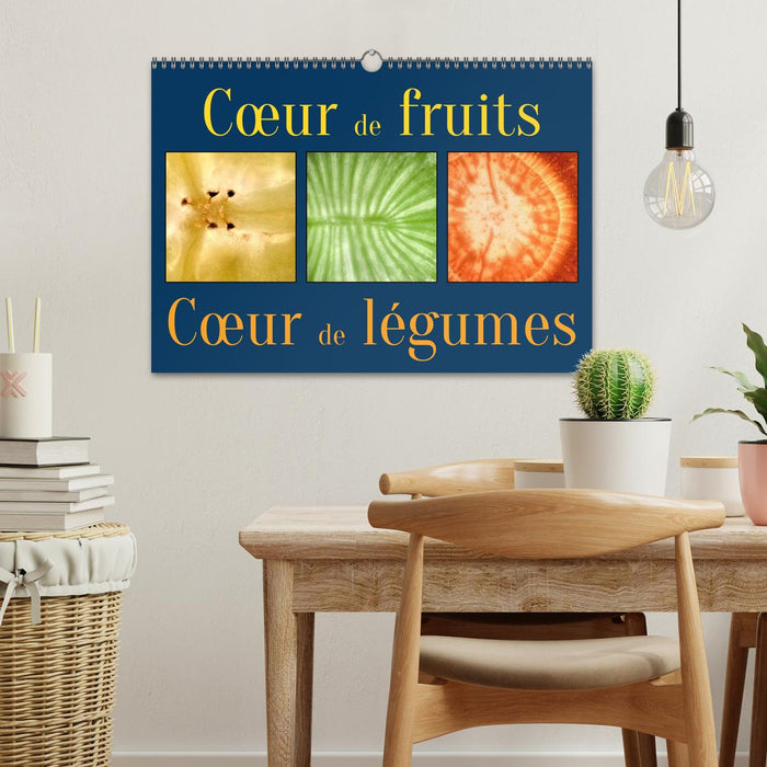 Cœur de fruits cœur de légumes (CALVENDO Calendrier mensuel 2025)