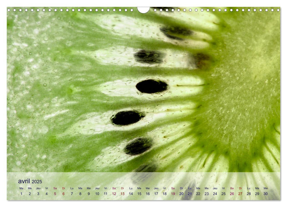 Cœur de fruits cœur de légumes (CALVENDO Calendrier mensuel 2025)