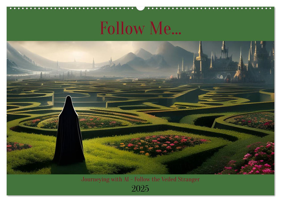 Follow Me... (CALVENDO Monthly Calendar 2025)