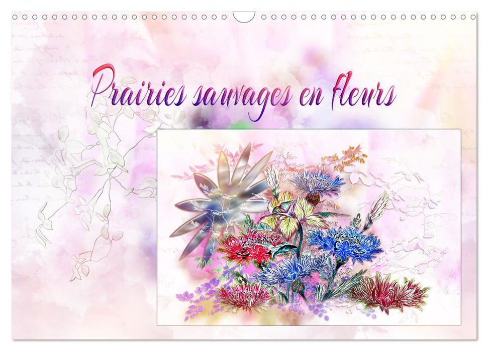 Prairies sauvages en fleurs (CALVENDO Calendrier mensuel 2025)