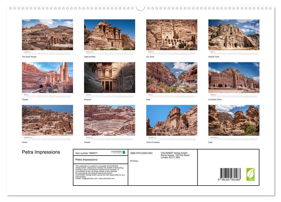 Petra Impressions (CALVENDO Premium-Calendar 2025)