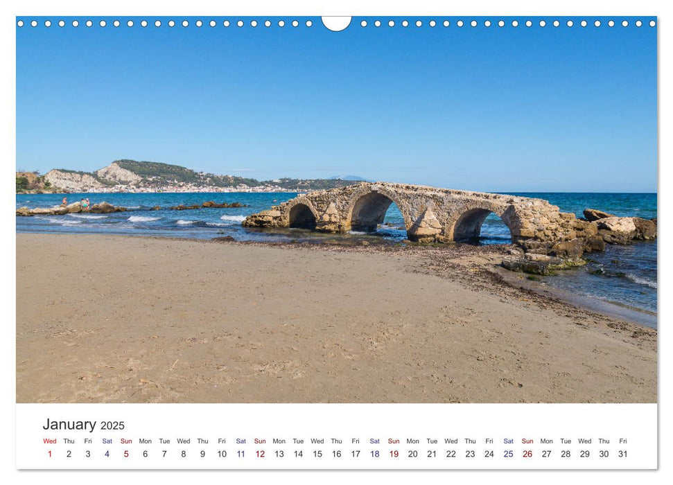 Zakynthos - the Lovely Island (CALVENDO Monthly Calendar 2025)