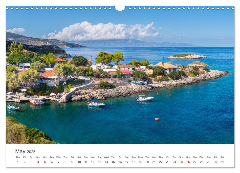 Zakynthos - the Lovely Island (CALVENDO Monthly Calendar 2025)