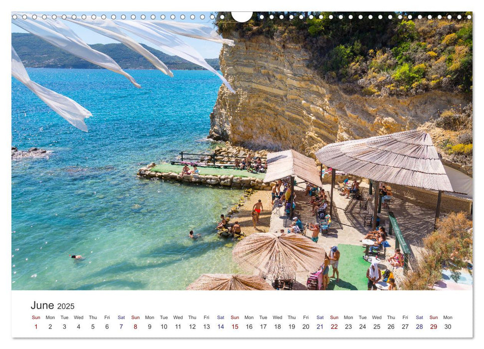 Zakynthos - the Lovely Island (CALVENDO Monthly Calendar 2025)