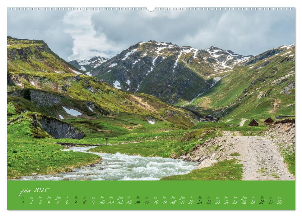 Le long de la Clarée, une rencontre avec la nature (CALVENDO Calendrier mensuel 2025)