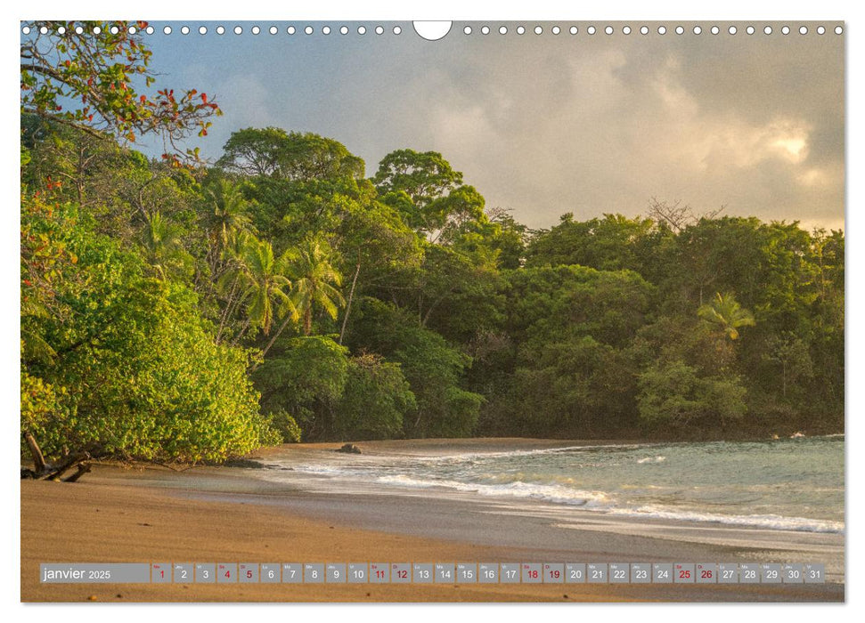 Amérique Centrale - Des paysages fantastique du Panama au Guatemala (CALVENDO Calendrier mensuel 2025)