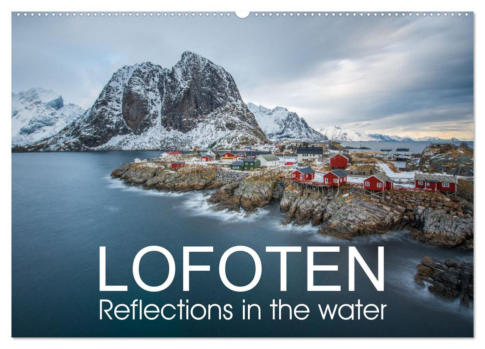 Lofoten Reflections in the water (CALVENDO Monthly Calendar 2025)