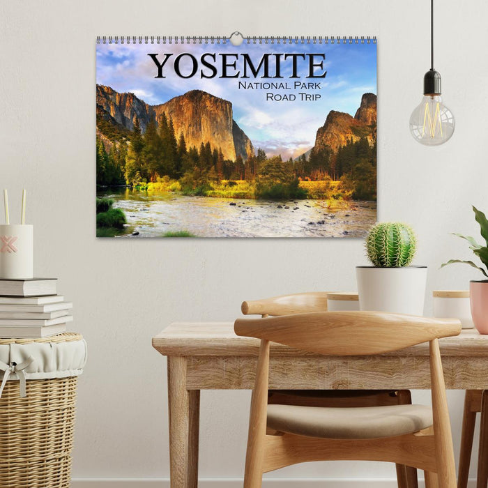 Yosemite National Park Road Trip (CALVENDO Monthly Calendar 2025)