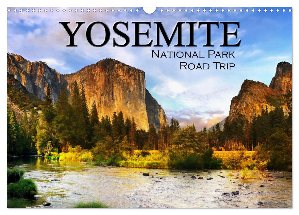 Yosemite National Park Road Trip (CALVENDO Monthly Calendar 2025)