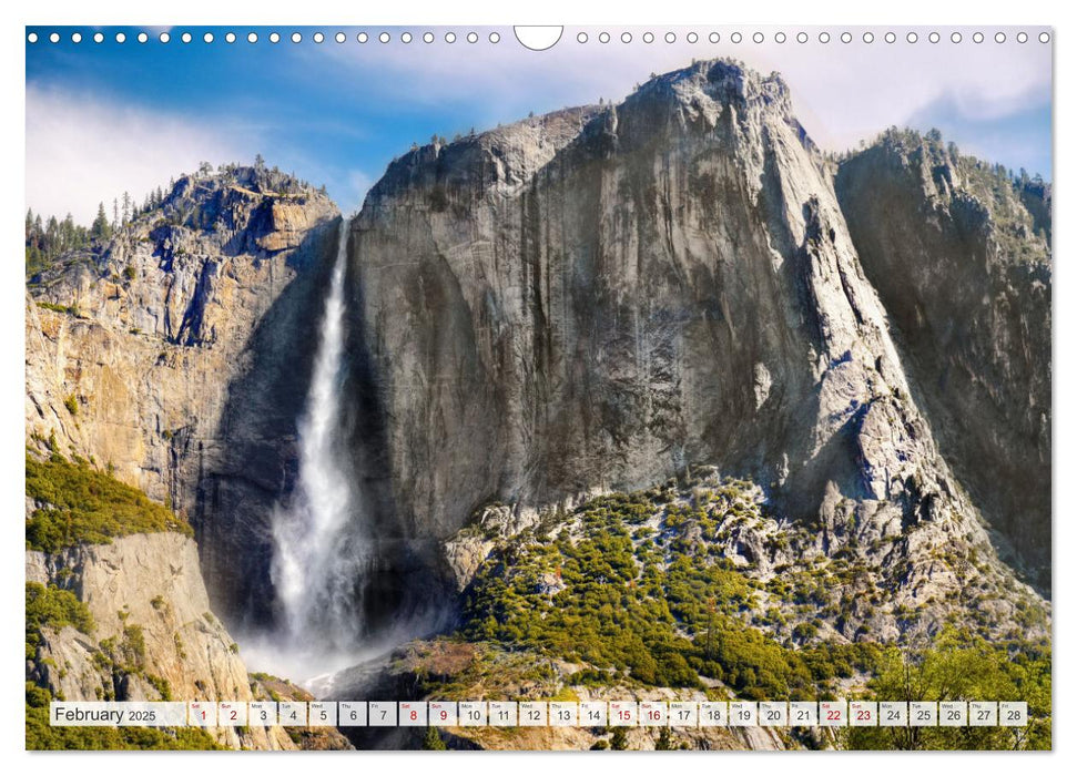 Yosemite National Park Road Trip (CALVENDO Monthly Calendar 2025)