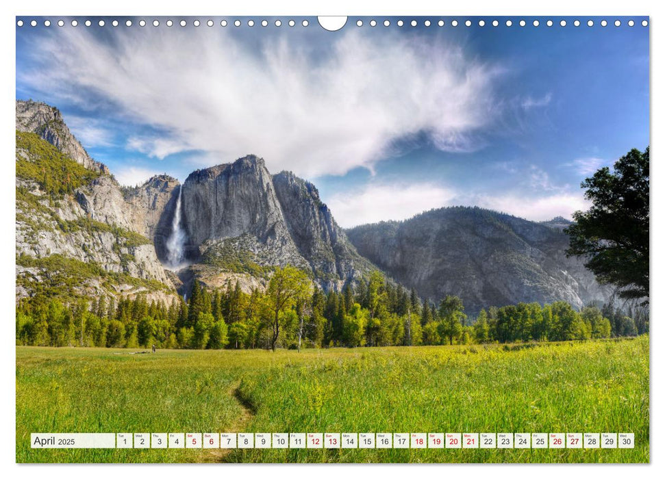 Yosemite National Park Road Trip (CALVENDO Monthly Calendar 2025)