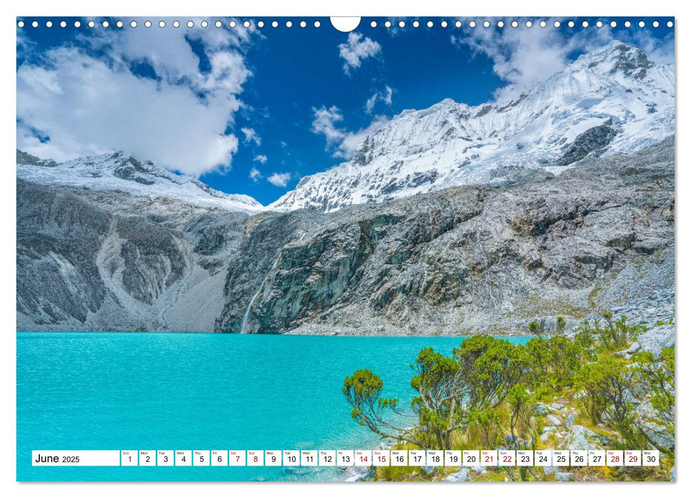 Peru Paradise in the Andes (CALVENDO Monthly Calendar 2025)