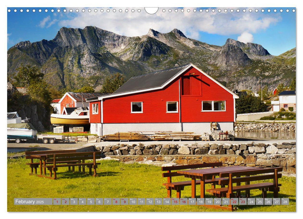 Lofoten Islands, Beauty of Nature (CALVENDO Monthly Calendar 2025)