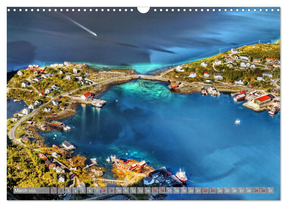 Lofoten Islands, Beauty of Nature (CALVENDO Monthly Calendar 2025)