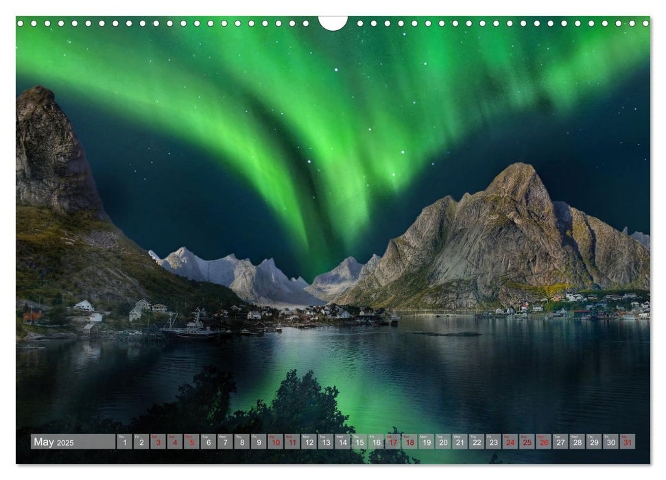 Lofoten Islands, Beauty of Nature (CALVENDO Monthly Calendar 2025)