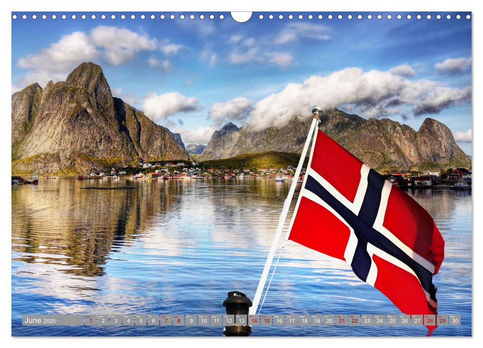 Lofoten Islands, Beauty of Nature (CALVENDO Monthly Calendar 2025)