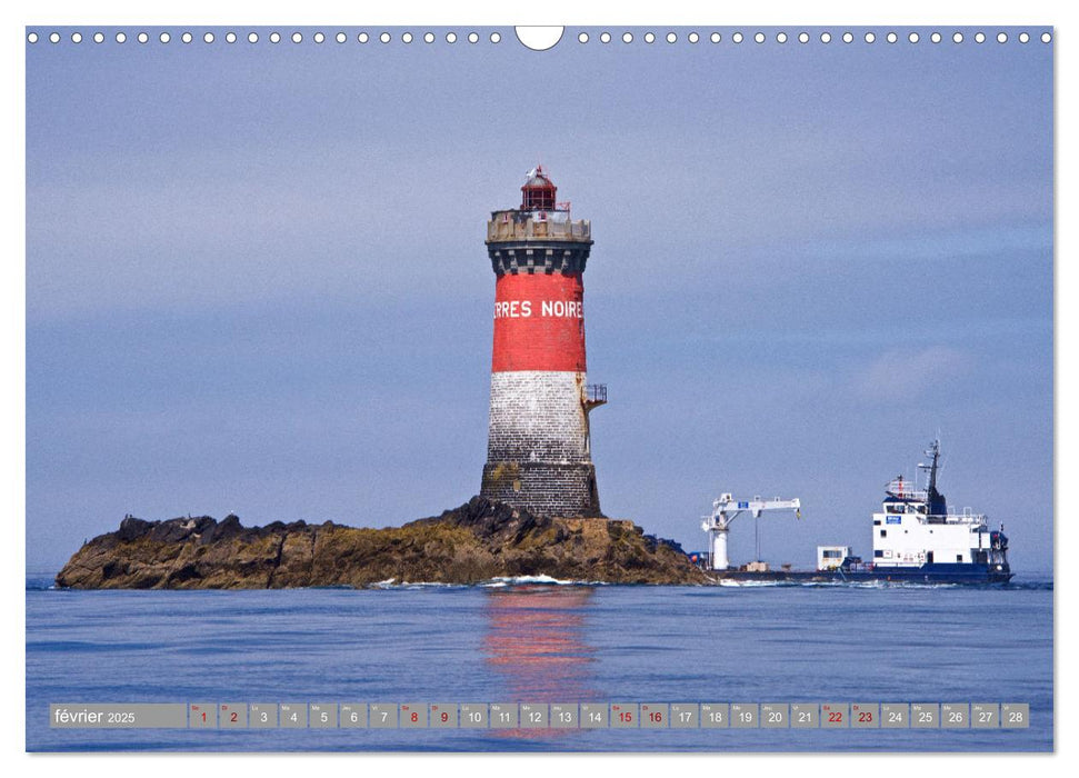 Phare des Pierres Noires (CALVENDO Calendrier mensuel 2025)